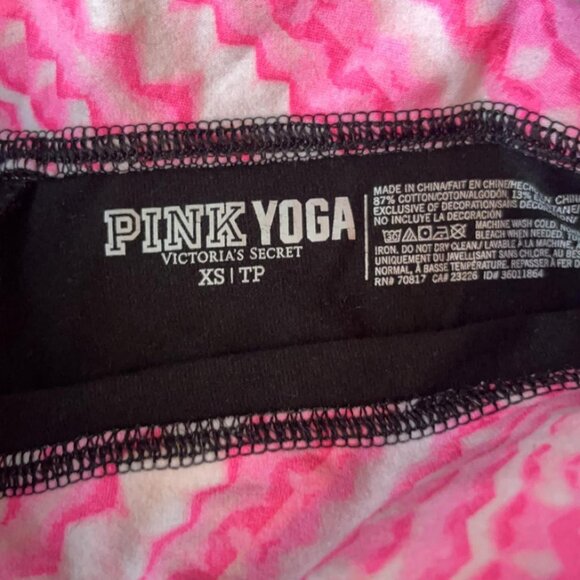 PINK Victoria’s Secret fold over leggings - Picture 3 of 4